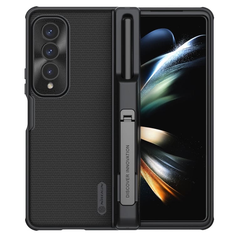 Samsung Galaxy Z Fold 4 Nillkin Frosted Shield Premium Cover, Removable Pen Holder, Stand
