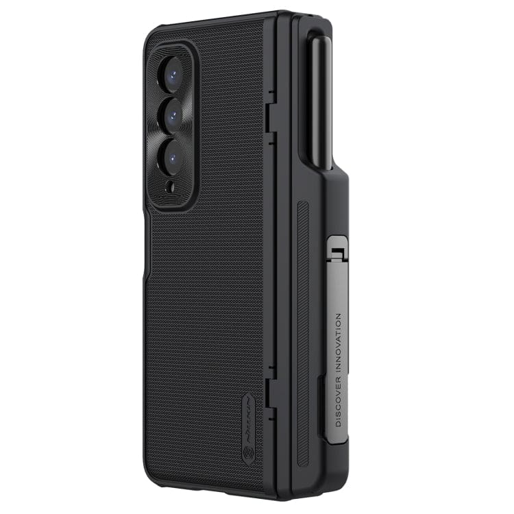 Samsung Galaxy Z Fold 4 Nillkin Frosted Shield Premium Cover, Removable Pen Holder, Stand - Image 3