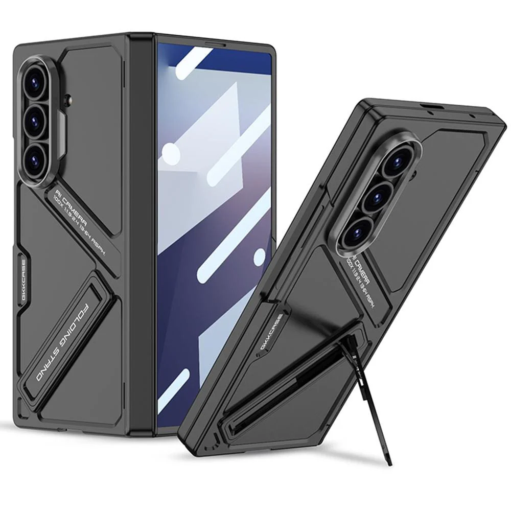 Samsung Galaxy Z Fold 7 GKK Magnetic Hinge Full Protective Case with Stand - Image 13