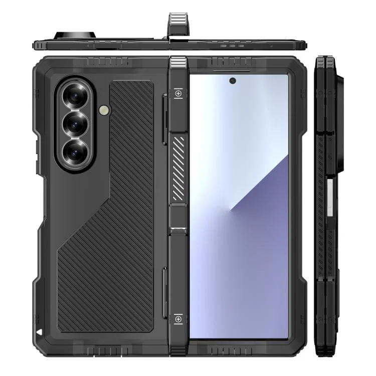 Samsung Galaxy Z Fold7 RedPepper Metal Armor Rugged Metal Frame Case - Image 7
