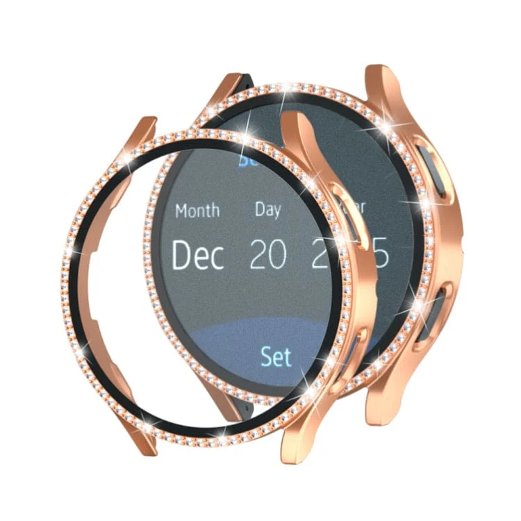 Samsung Galaxy Watch4 / Watch5 40mm Watch Case Protective Cover and Glass Screen Protection, Jewel Surround - Image 7
