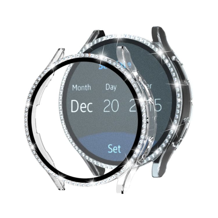 Samsung Galaxy Watch4 / Watch5 40mm Watch Case Protective Cover and Glass Screen Protection, Jewel Surround - Image 8
