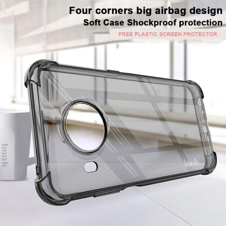 Shockproof Airbag Corner Transparent Phone Cover + Free Screen Protector - For Nokia X10 / X20 - Image 2