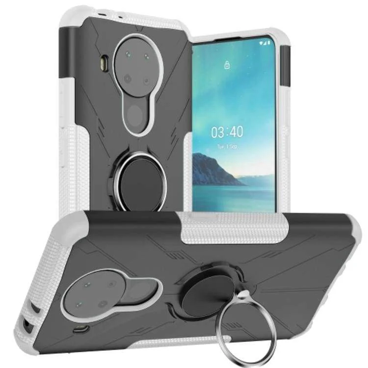 Nokia 3.4 / 5.4 Shockproof Armor Cover with Metal Ring / Stand