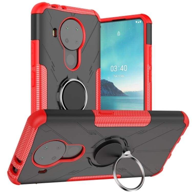 Nokia 3.4 / 5.4 Shockproof Armor Cover with Metal Ring / Stand - Image 3