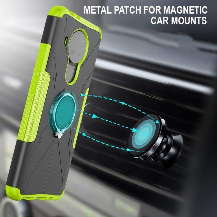 Nokia 3.4 / 5.4 Shockproof Armor Cover with Metal Ring / Stand - Image 8