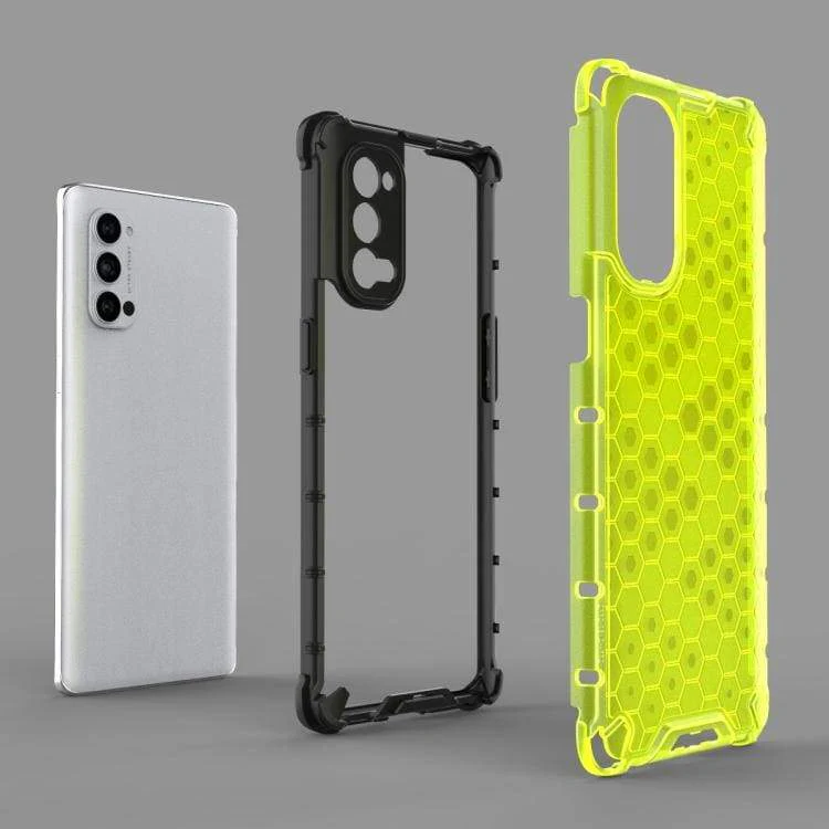 OPPO RENO 4 Shockproof Honeycomb Protective Rear Cover - Image 6