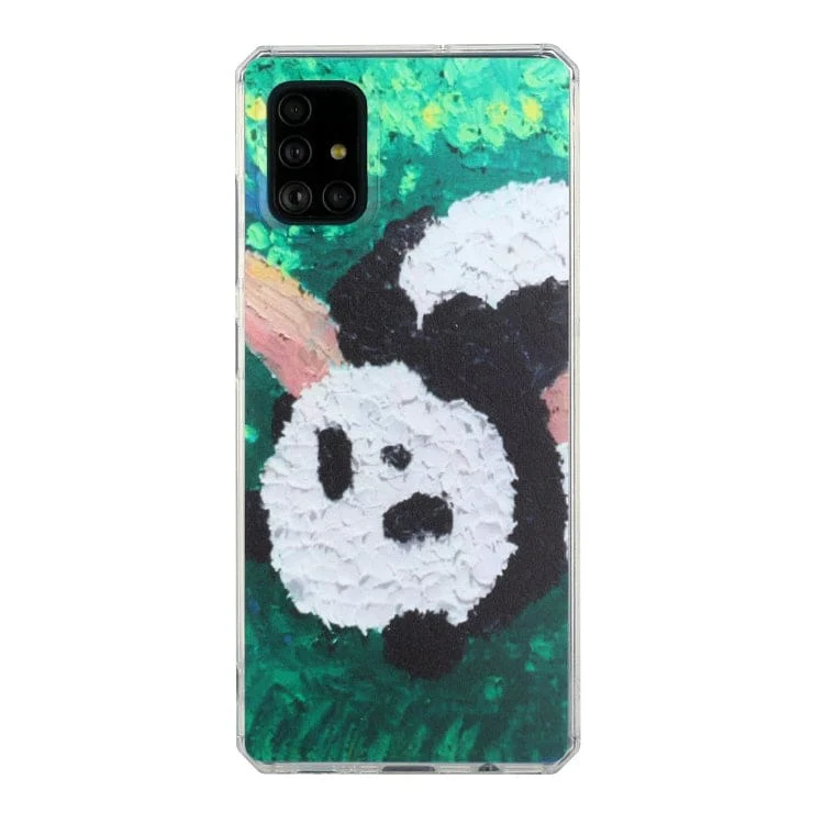 Samsung Galaxy A52 4G / A52 5G / A52S 5G Shockproof Protective Case , Oil Painting Design