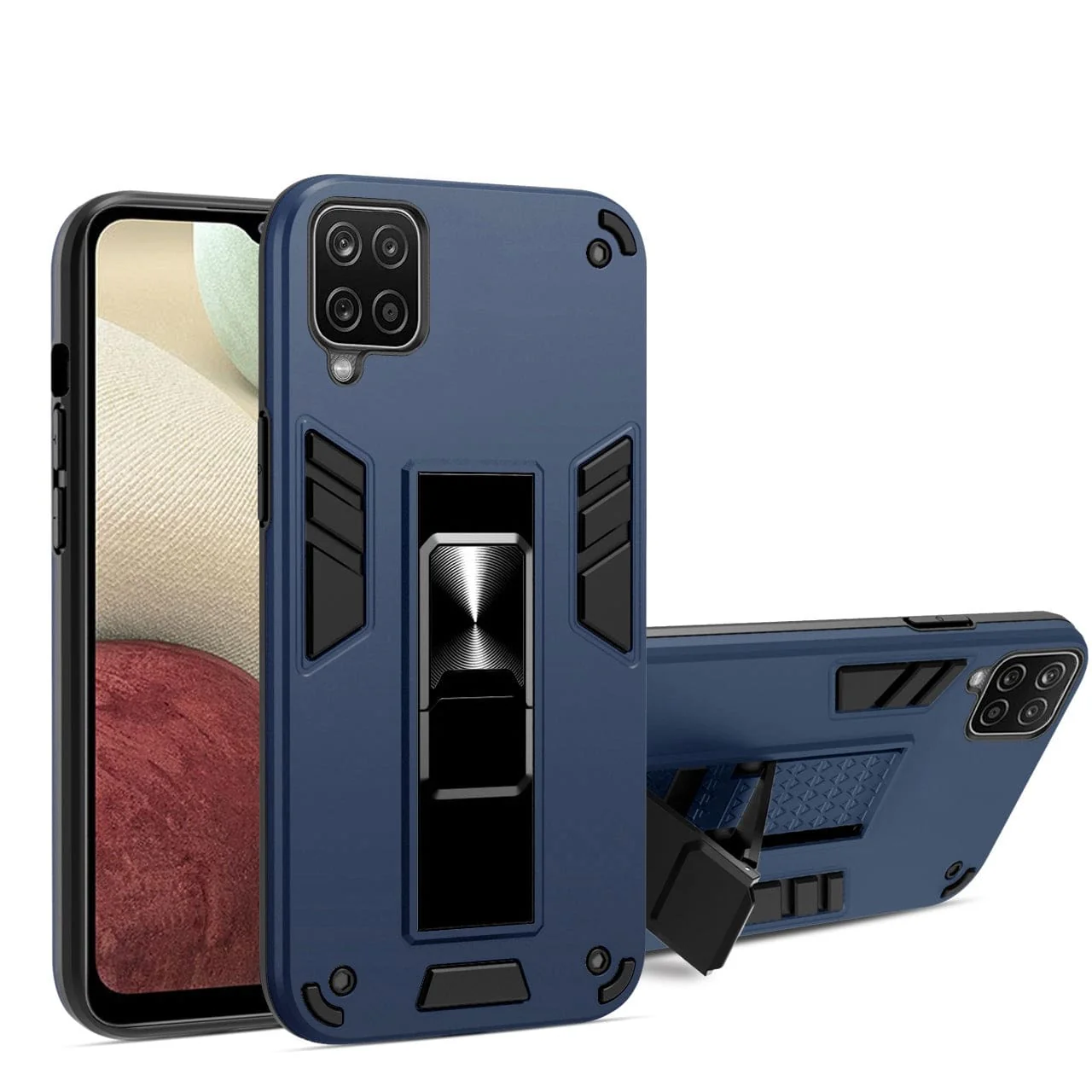 Samsung Galaxy S20 FE Shockproof Case with Metal Patch Stand
