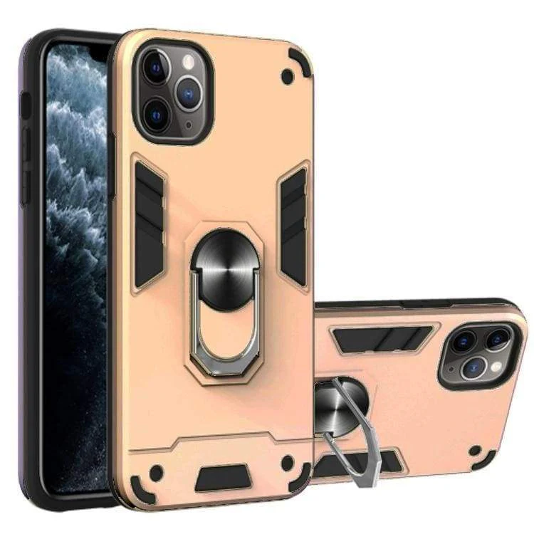 Apple iPhone 11 PRO Shockproof Case with Metal Ring/Stand