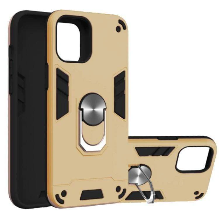 Apple iPhone 12 Mini Protective Case with Metal Ring/Stand - Image 9
