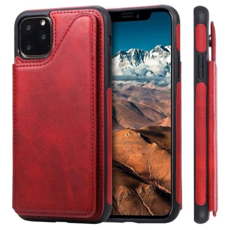 Apple iPhone 11 Pro Max Shockproof Protective Case with Rear Wallet, Card Holder