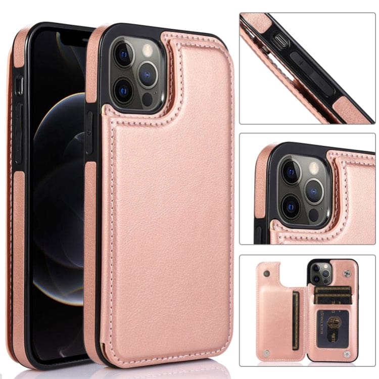 Apple iPhone 13 Pro Max - Shockproof Protective Case with Rear Wallet, Card Holder - Image 9