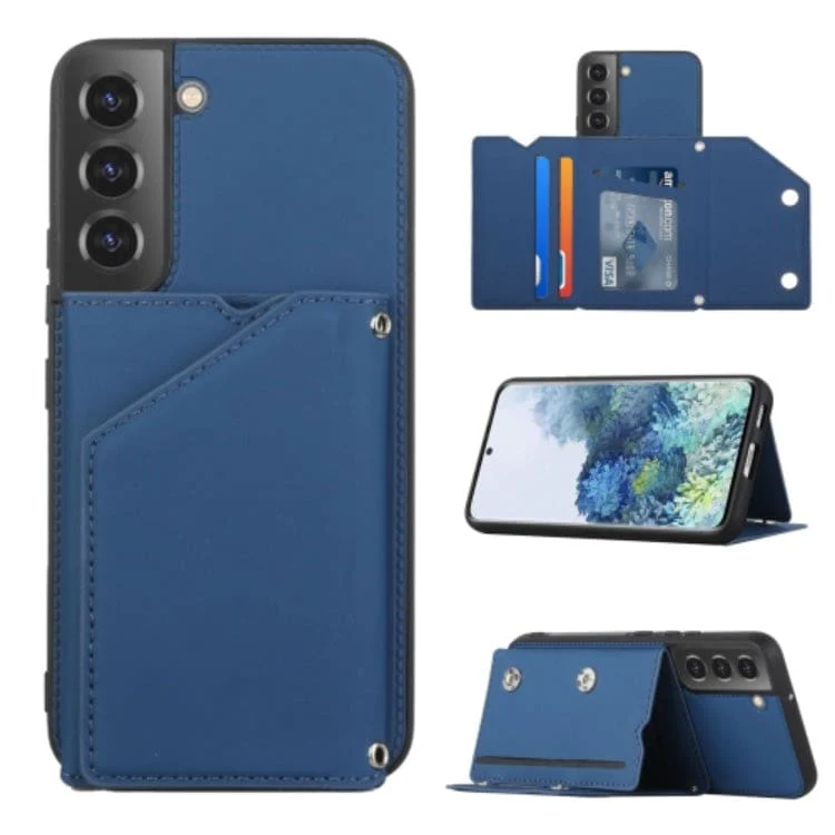 Samsung Galaxy S22+ 5G Shockproof Protective Rear Case with Wallet Card Holder/Stand - Image 2