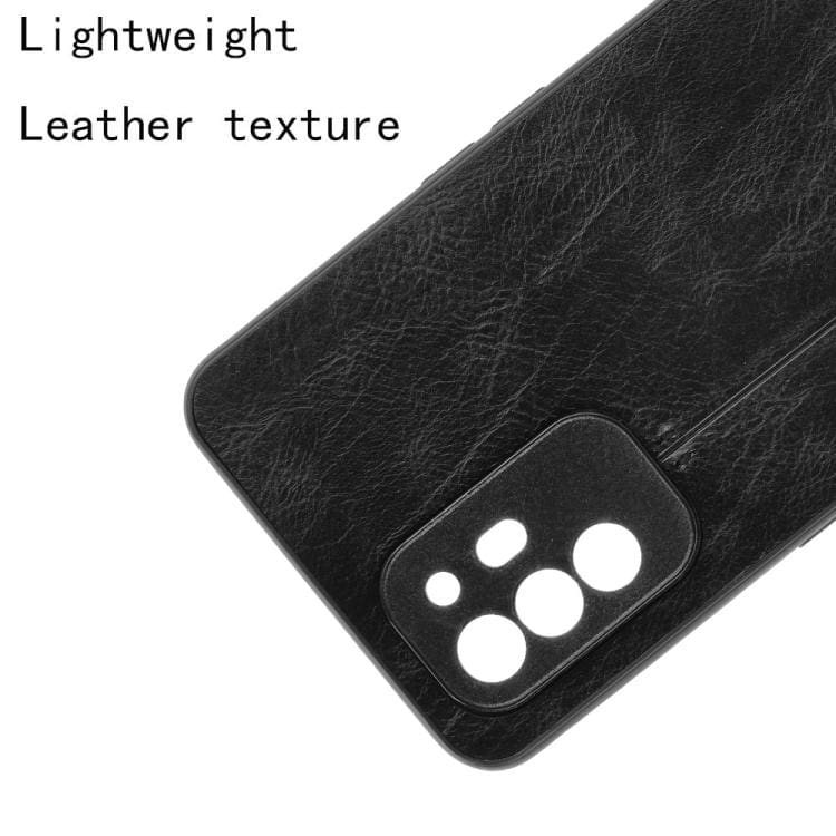 Oppo A94 5G / A95 5G / F19+ Pro 5G Shockproof Rear Cover, Leather Texture Insert - Image 6