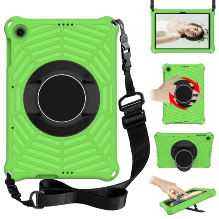 Huawei T10 / T10S Tablet Shockproof Rugged Cover with Stand and Hand Grip - Image 2