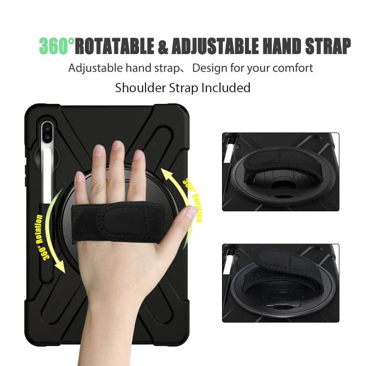 Samsung Galaxy Tab S6 Shockproof Rugged Cover with Stand - Image 6