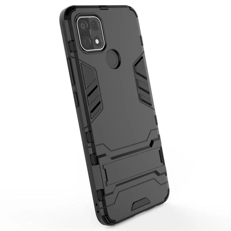 Oppo A15 Shockproof Rugged Protective Case with Fold-Out Stand - Image 6