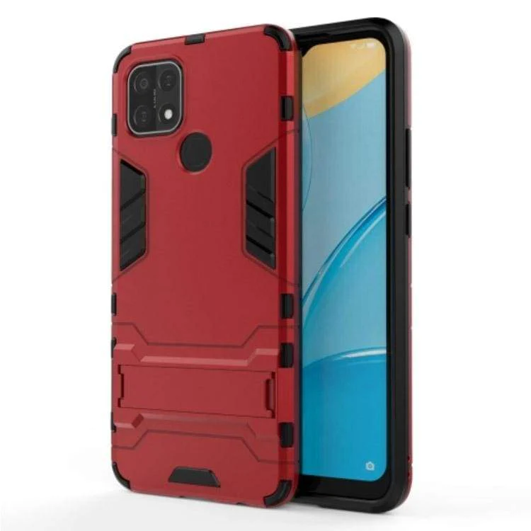 Oppo A15 Shockproof Rugged Protective Case with Fold-Out Stand - Image 8