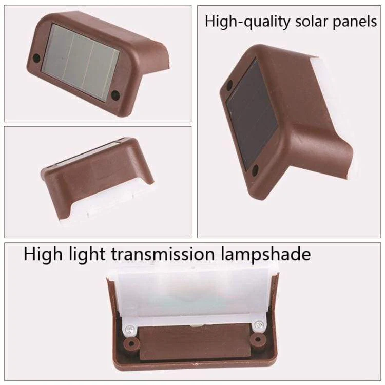 Solar Powered Stair, Step or Railing Lighting. 4 Pack - Image 6