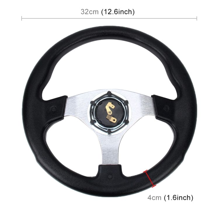 Sport Steering Wheel 32cm with 70mm Bolt Spacing - Image 4