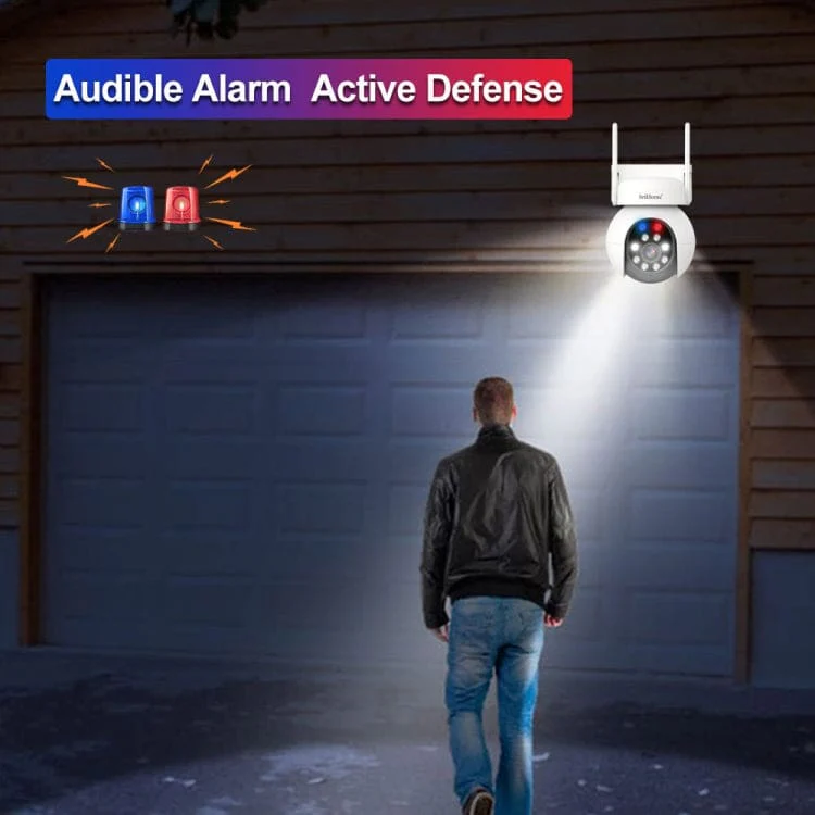 SriHome SH052 5MP Wi-Fi Security Camera with Spotlights, IR Nightvision, 2-Way Audio - Image 4