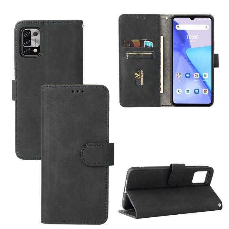 Suede Leather Texture Flip Phone Cover/Wallet, Card Slots - For Umidigi Power 5 / 5S Phone