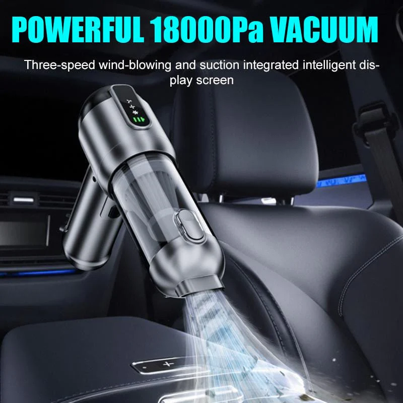 Suitu 6707A Plus Rechargeable 18000Pa Car and Home Vacuum Cleaner and Inflator, Brushless Motor - Image 2