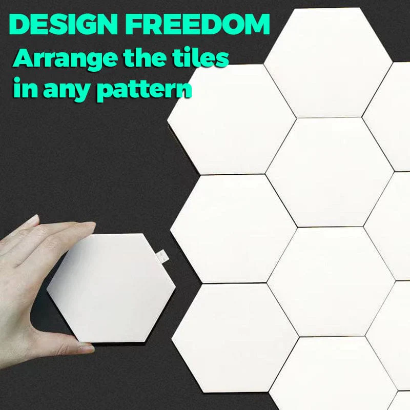 Symphony LED Ambient Light Tiles, Wi-Fi App Control, Multiple Patterns, 12 tile pack - Image 5