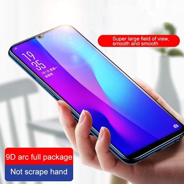 Samsung Galaxy A21, 158x70mm Tempered Glass 9D Hardness, Anti-Scratch, Black Border - Image 3