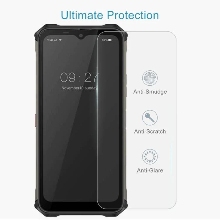 Oukitel WP15 / WP15S / WP28 Rugged Phone Tempered Glass Screen Protector, Anti-Scratch - Image 3
