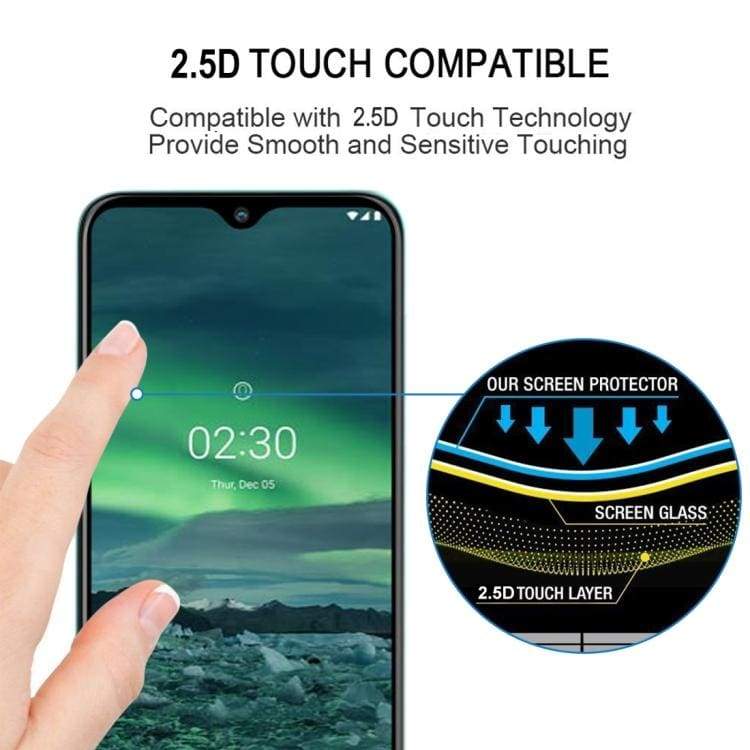 NOKIA 2.3 Tempered Glass Screen Protector, Anti-Scratch - Image 4