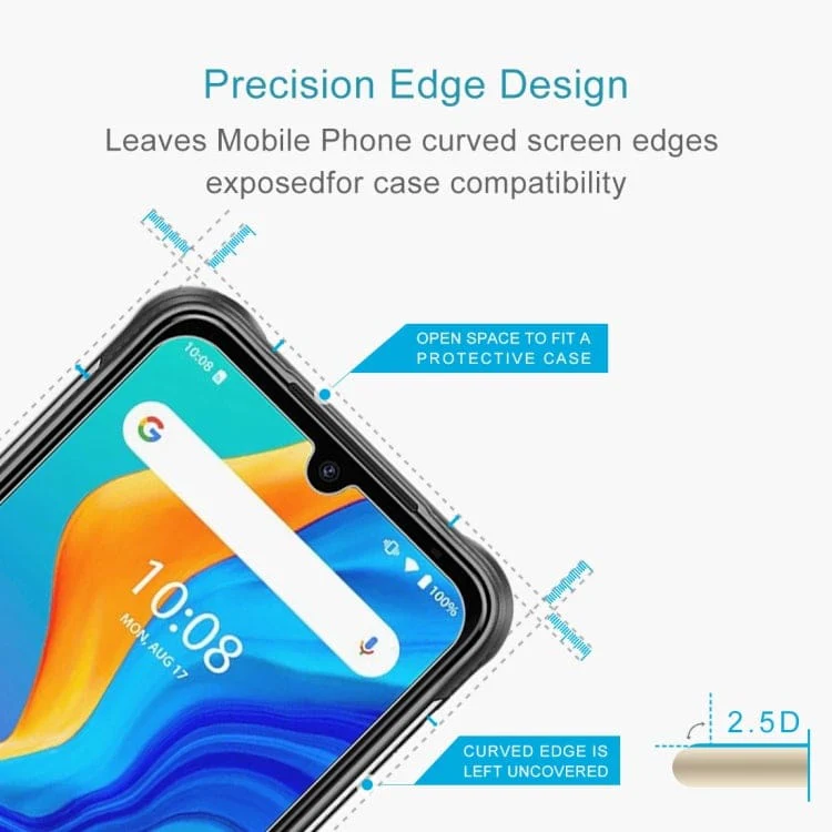 UMIDIGI BISON X10 / X10 PRO / X10G Tempered Glass 9H Hardness, Anti-Scratch - Image 2