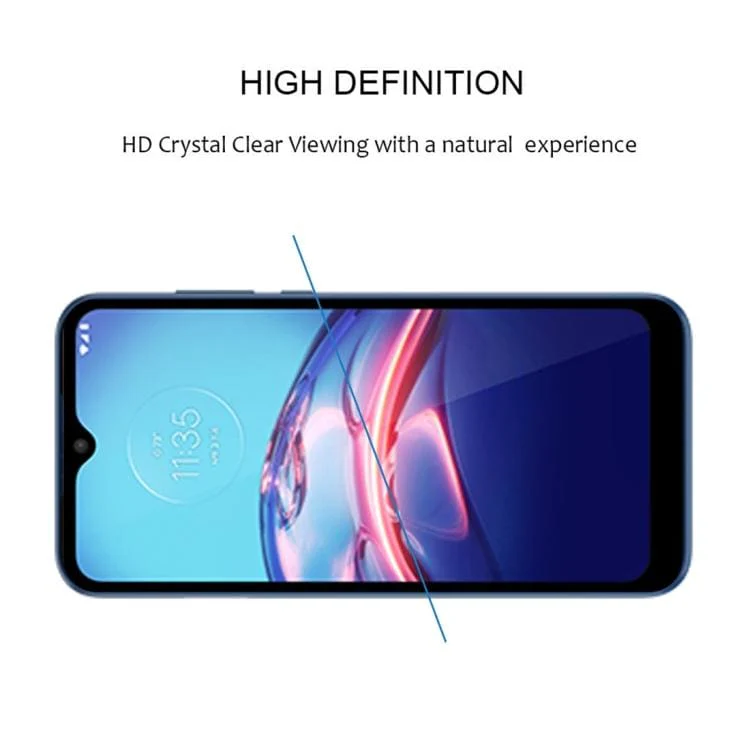 Motorola Moto E7 Tempered Glass Screen Protector, 9H Hardness, Anti-Scratch - Image 3