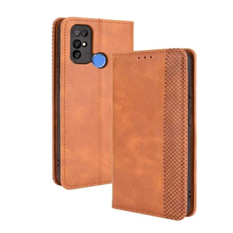 DOOGEE X96 PRO Thatch Flip Phone Cover/Wallet with Card Slots - Image 2