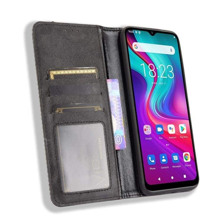 DOOGEE X96 PRO Thatch Flip Phone Cover/Wallet with Card Slots - Image 6