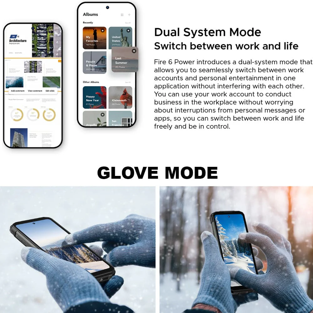 [TRADE-IN] Doogee Fire 6 Power 4G Rugged Phone, 15500mAh, 8GB RAM + 256GB Storage - Image 14