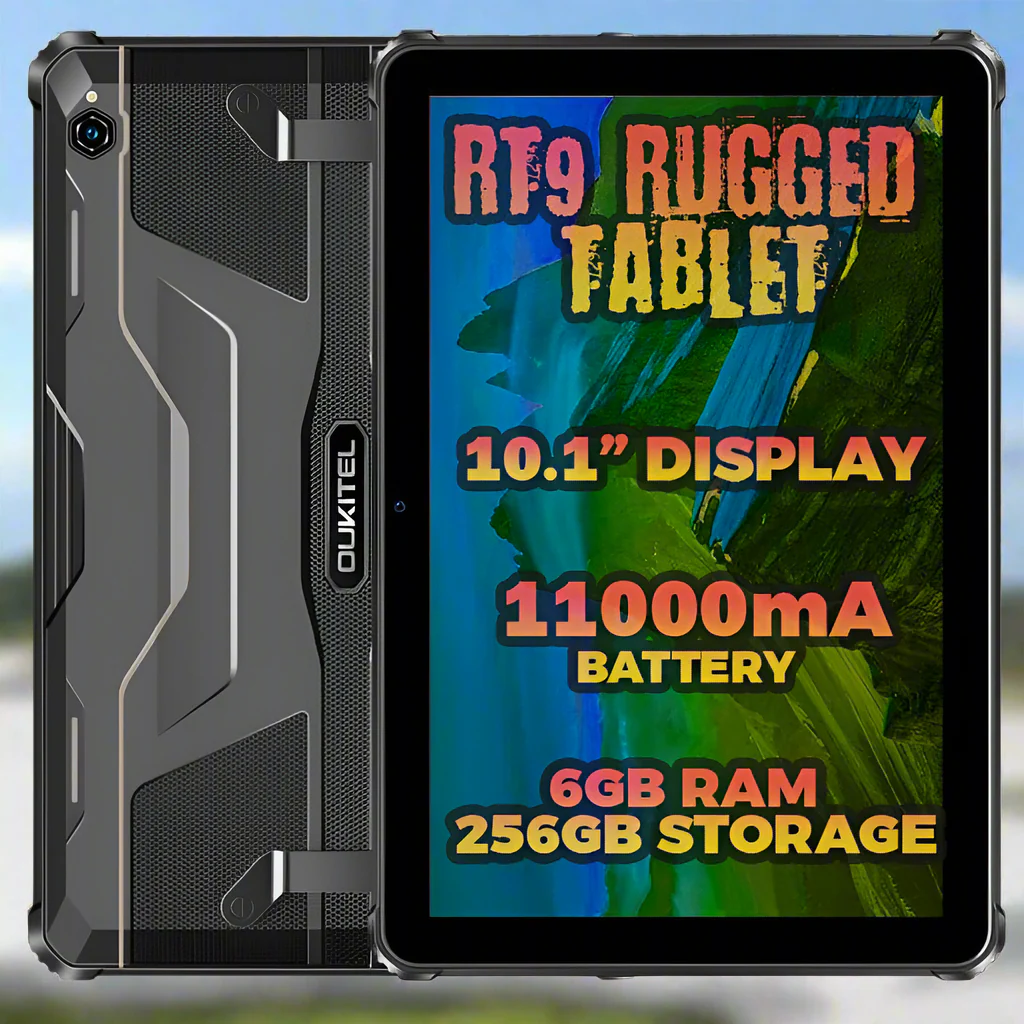 [TRADE-IN] Oukitel RT9 4G Rugged Tablet, 6GB RAM+256GB, 11000mA Battery, 10.1in HD Screen, Android 14 - Image 15