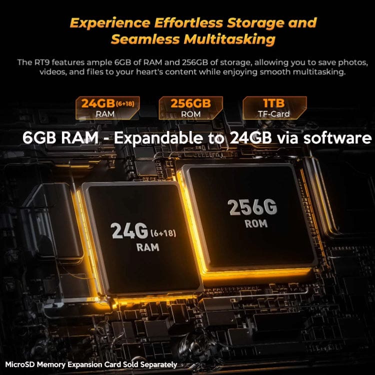 [TRADE-IN] Oukitel RT9 4G Rugged Tablet, 6GB RAM+256GB, 11000mA Battery, 10.1in HD Screen, Android 14 - Image 8