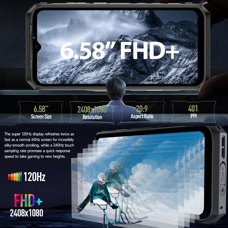 [TRADE-IN] Ulefone Power Armor 19 4G, 12GB RAM+256GB, 120Hz Display, 108MP Samsung Camera, Thermometer, Helio G99 - Image 11