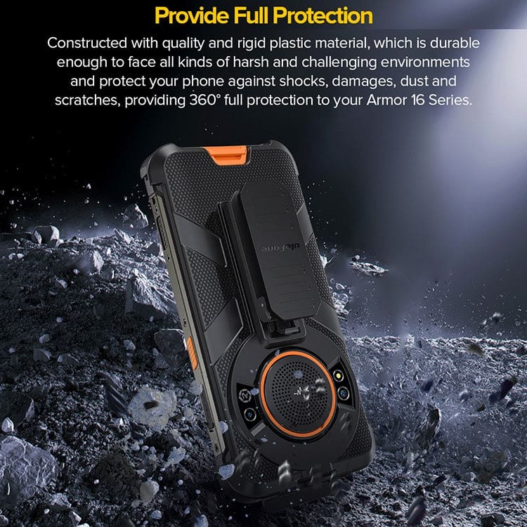 Ulefone Power Armor 16 Pro Rugged Cover + Quick Clip Carabiner - Image 4