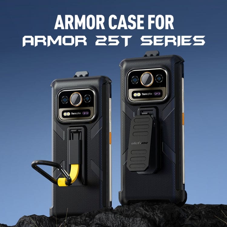 Ulefone Armor 25T / 25T Pro Rugged Cover + Quick Clip Carabiner - Image 4