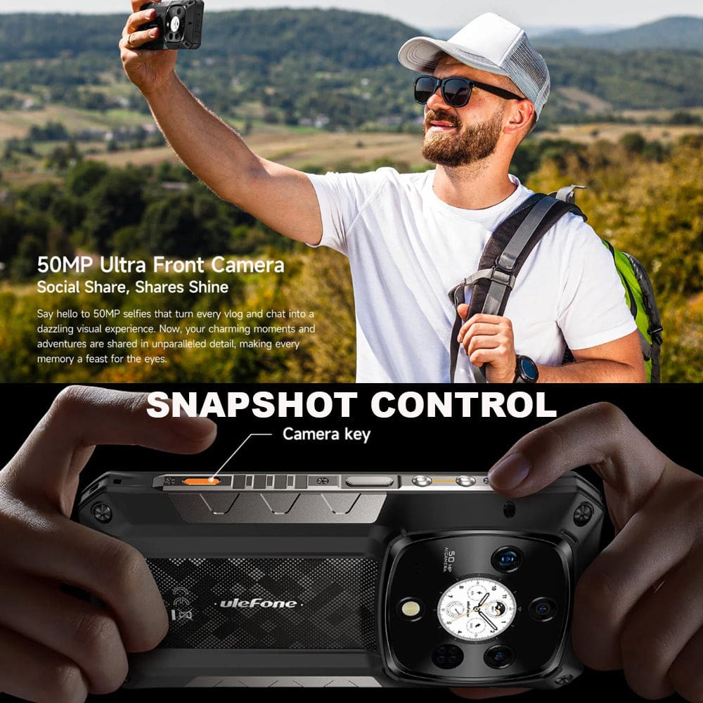 Ulefone Armor 28 Pro 5G Rugged, Dimensity 7300, 6.67" AMOLED Display, 16GB+512GB, Sony IMX989 Camera - Image 10