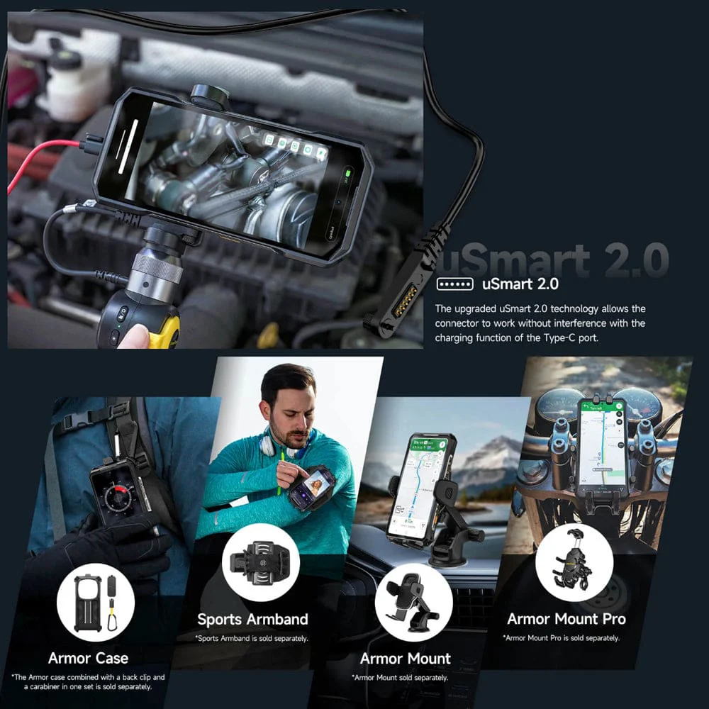 Ulefone Armor 28 Pro 5G Rugged, Dimensity 7300, 6.67" AMOLED Display, 16GB+512GB, Sony IMX989 Camera - Image 16