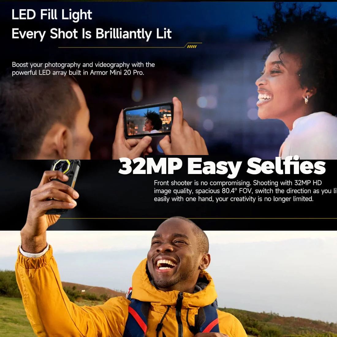 Ulefone Armor Mini 20 Pro 5G, 8GB RAM+256GB, 4.7" Display, 50MP Cam, 64MP IR Night Vision - Image 9
