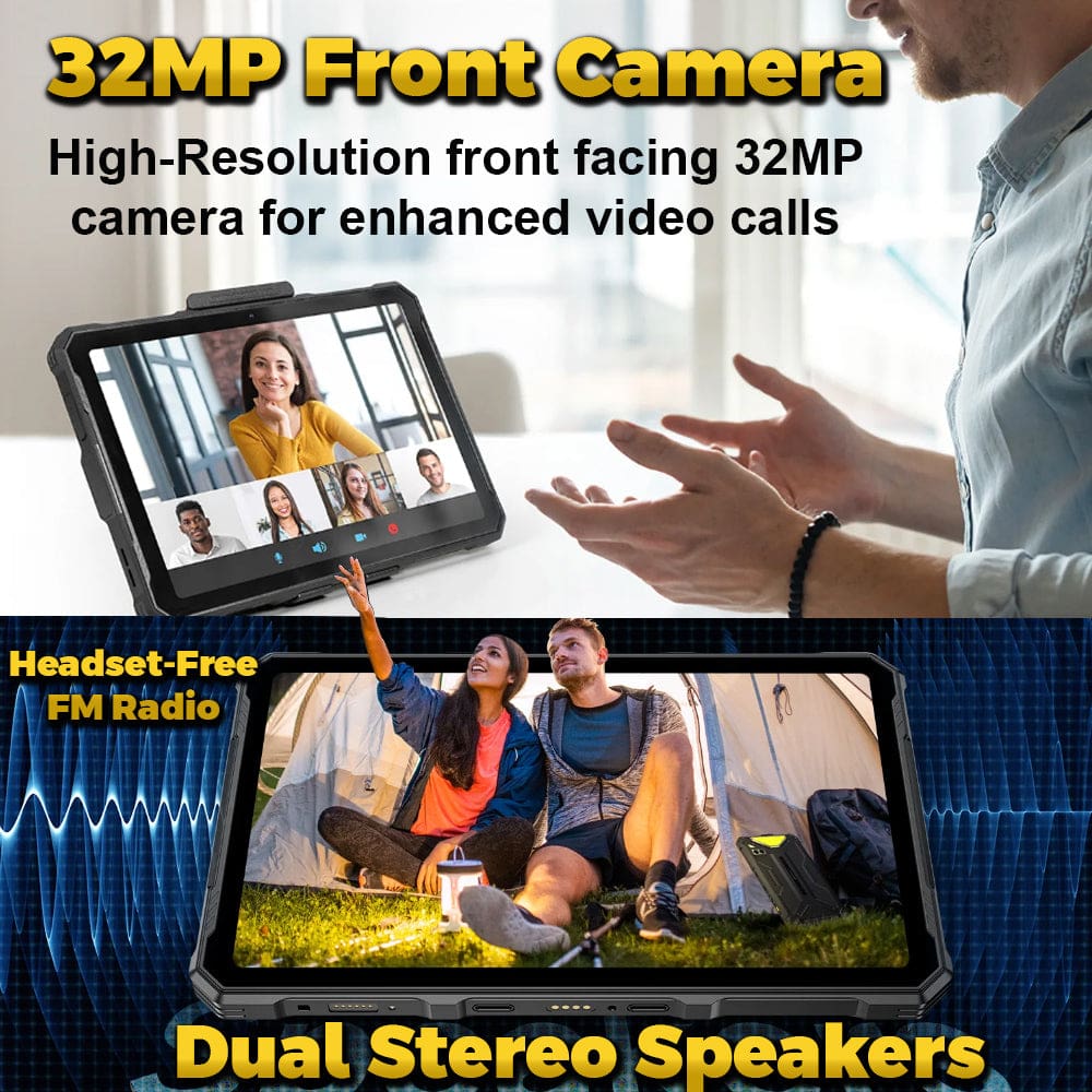 Ulefone Armor Pad 4 Ultra 5G Thermal Camera Rugged Tablet | 8+256GB | 11800mAh Battery | 10.36" 2K Screen - Image 14
