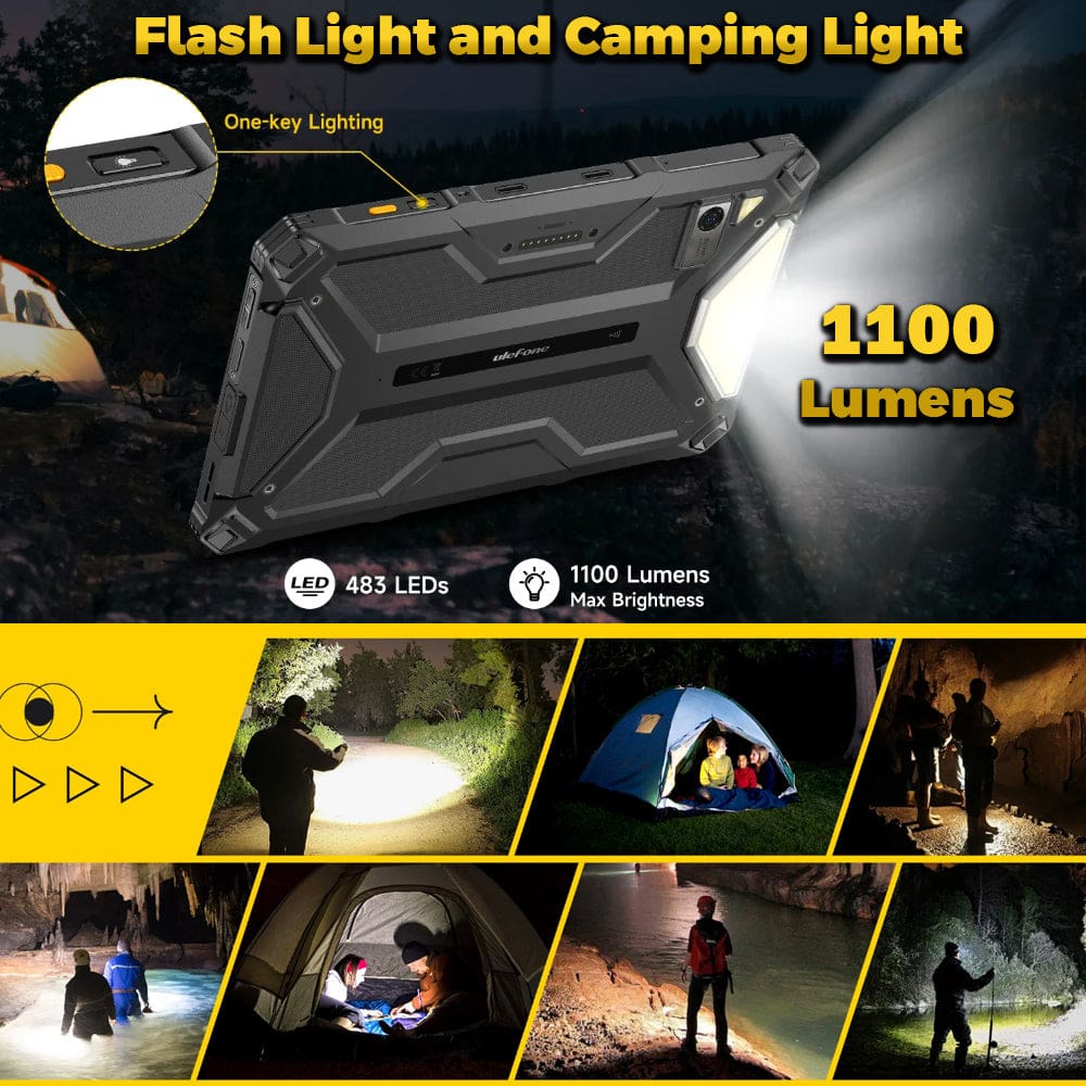 Ulefone Armor Pad 4 Ultra 5G Thermal Camera Rugged Tablet | 8+256GB | 11800mAh Battery | 10.36" 2K Screen - Image 16