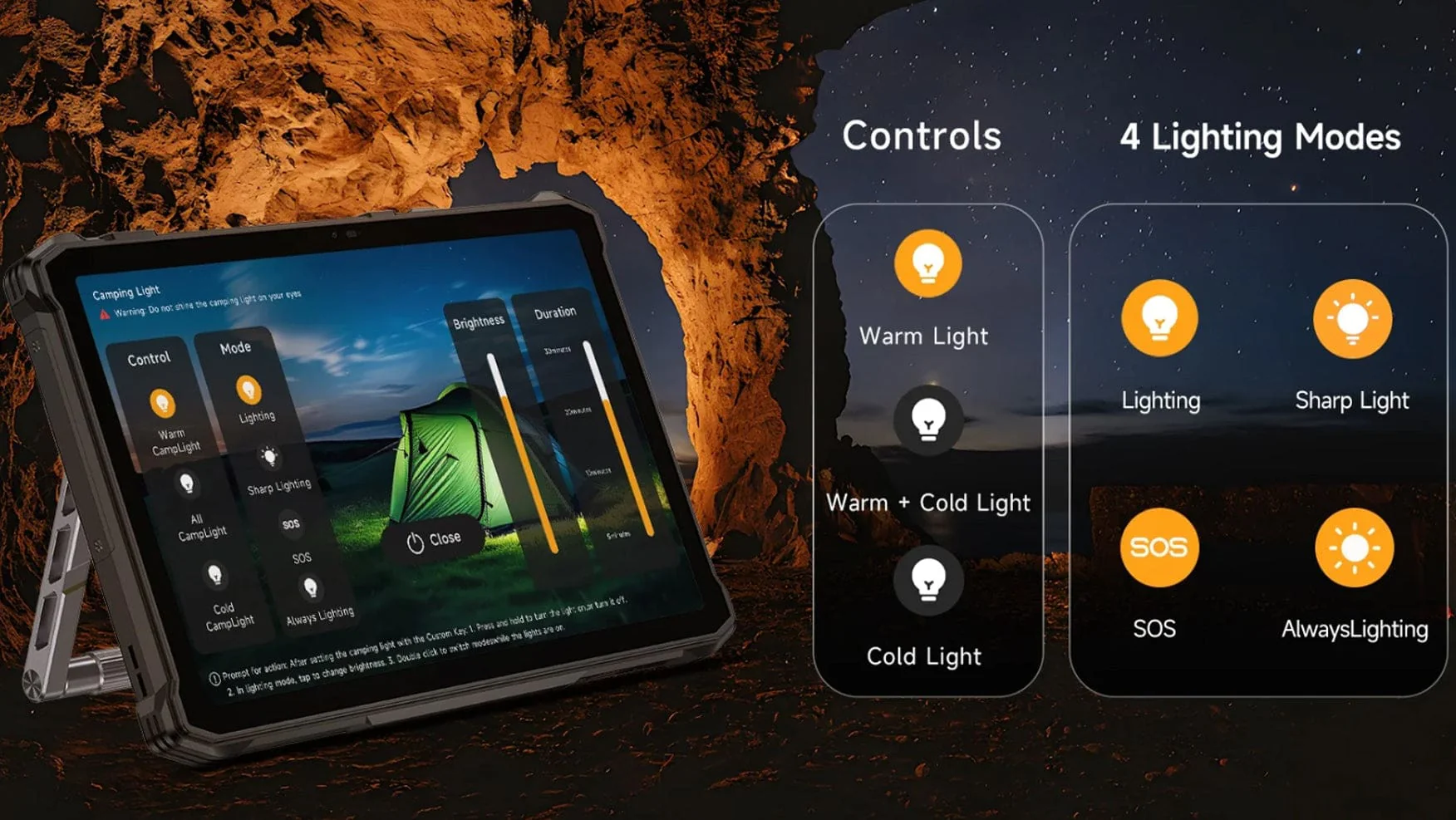 Ulefone Armor Pad 5 Pro 5G Rugged Tablet | 12GB+512GB | 24200mAh Battery | Camping Lights - Image 7