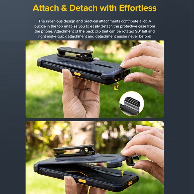 Ulefone Armor X12 Pro Cover + Belt Clip and Quick Clip Carabiner - Image 5