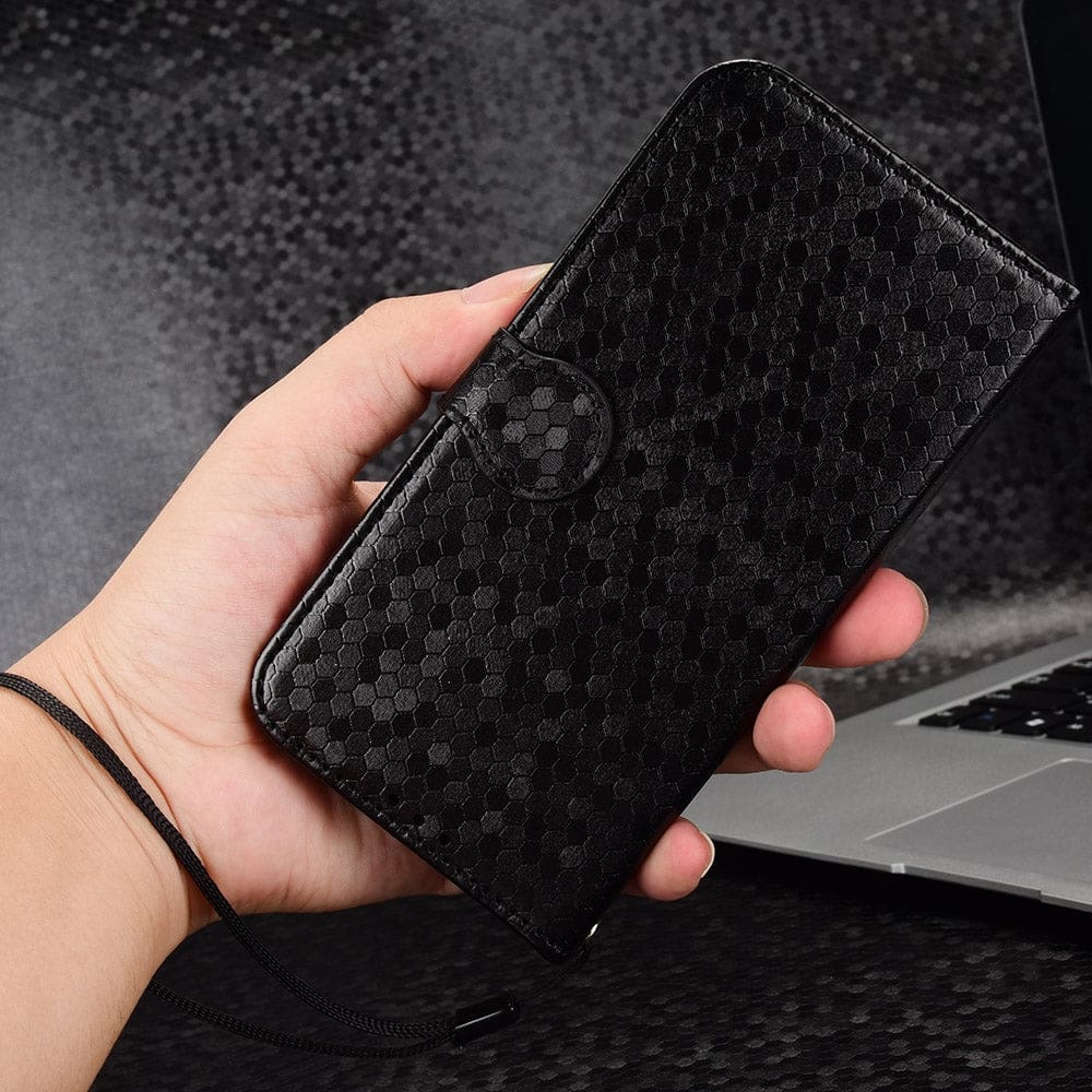 Ulefone Note 18 Ultra Honeycomb Flip Wallet Cover, Card Slots - Image 6
